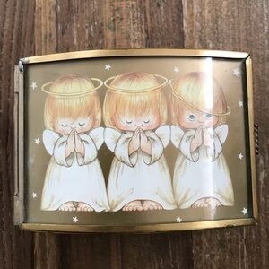 Vintage Musical Box Angels  Clear